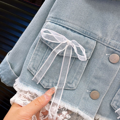 A children's denim set of two