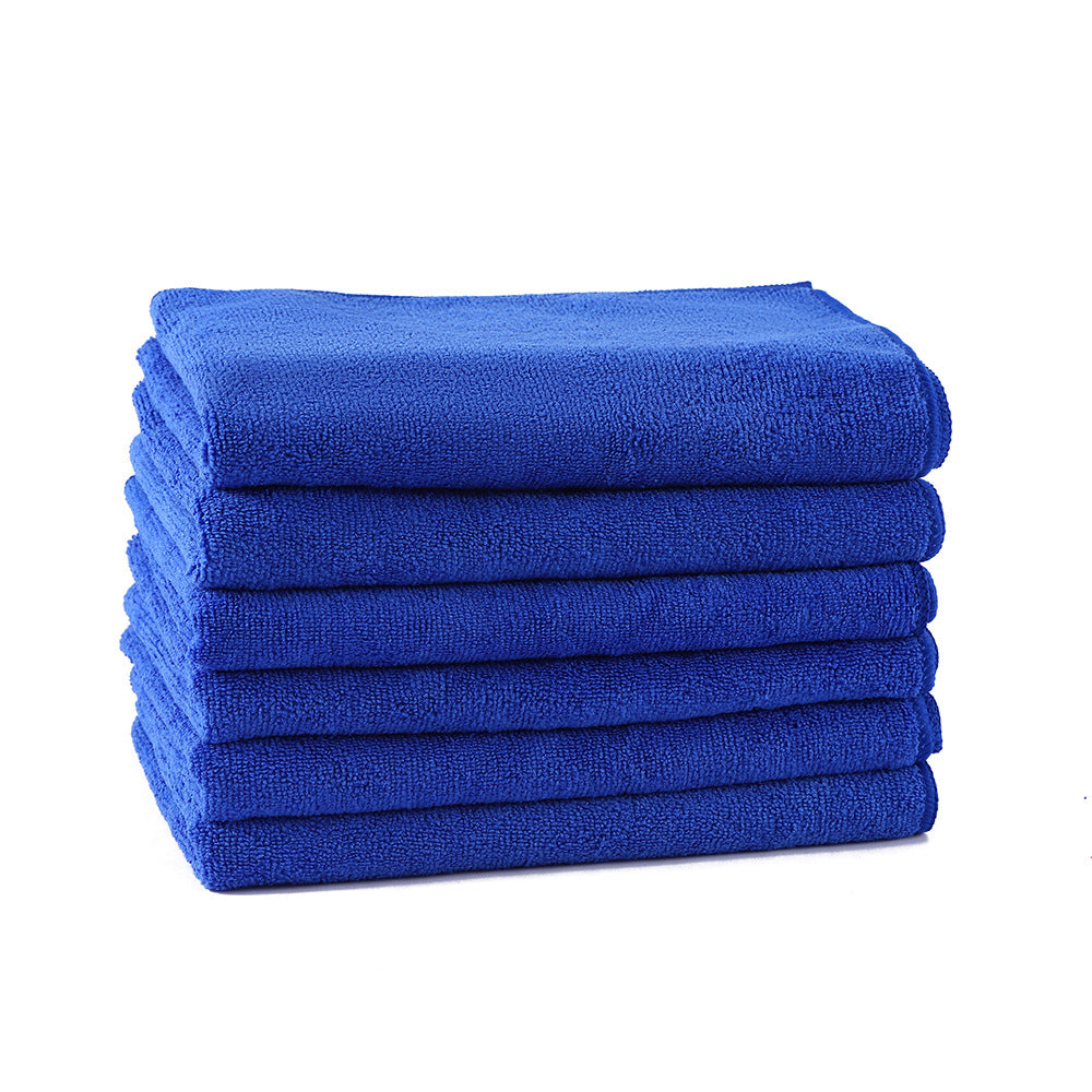 A enlarged and thickened car towel without leaving marks, water-absorbing polyester brocade microfiber towel, household cleaning floor towel