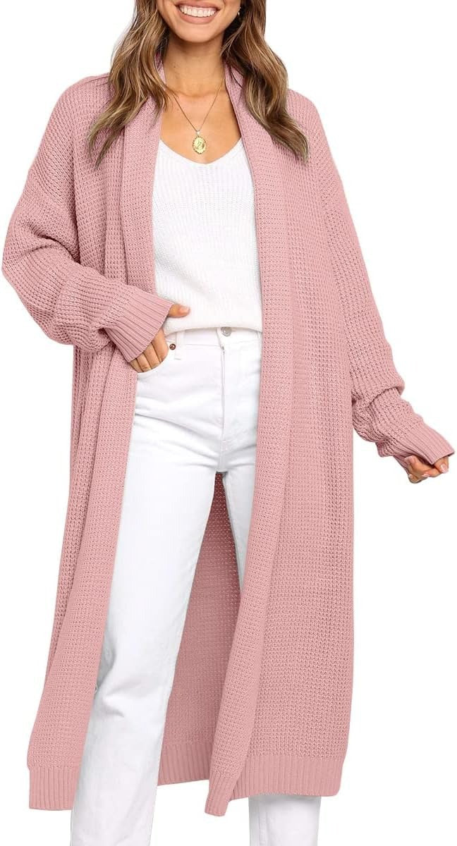 A knit sweater jacket