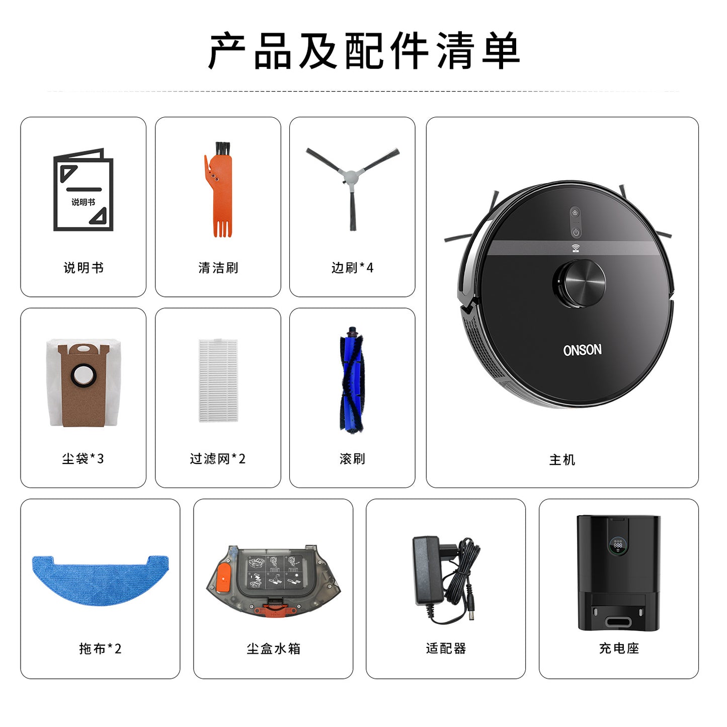 A Sweeping and mopping robot