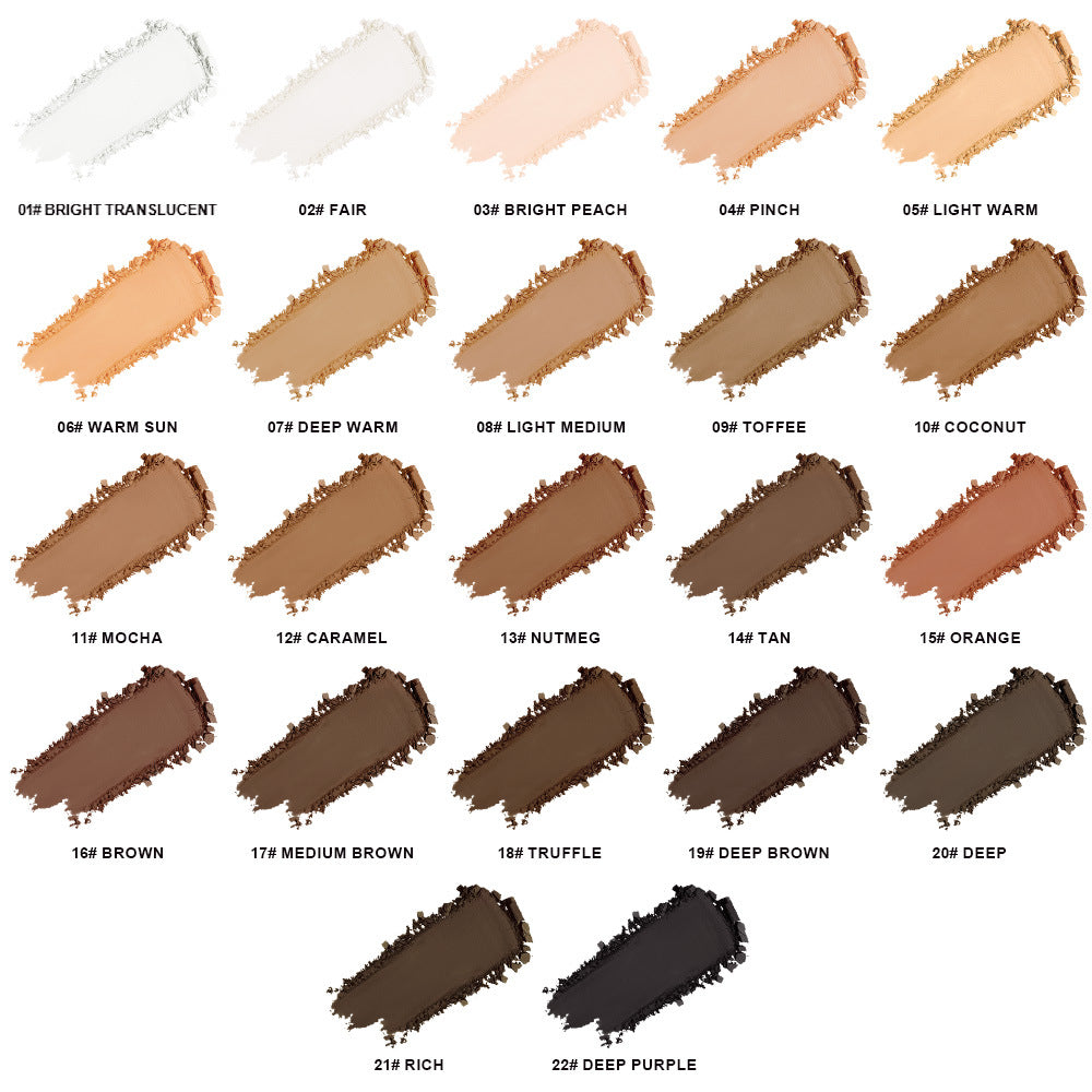 A makeup concealer oil control makeup setting powder