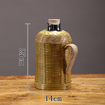 A bamboo kettle
