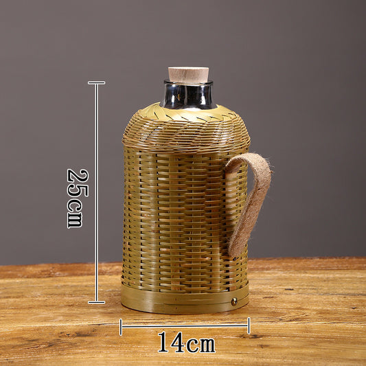 A bamboo kettle