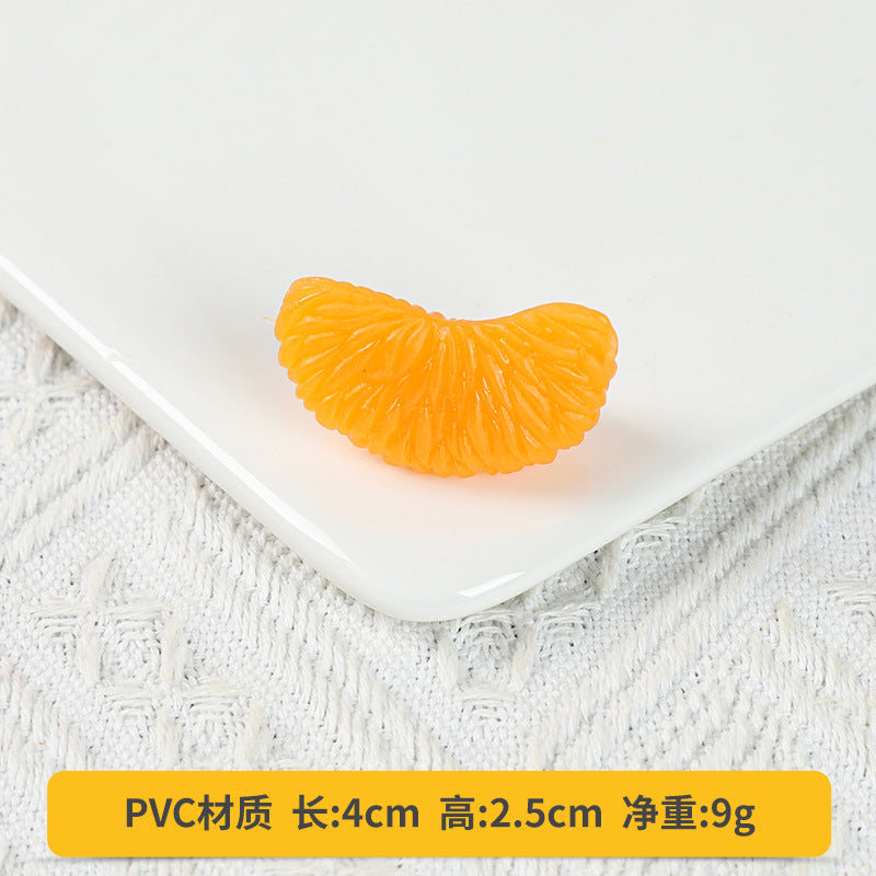 A Fake fruit slice Lemon slice Watermelon slice Fake cherry decoration photo Fruit props High imitation fruit slice model