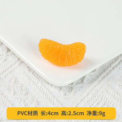 A Fake fruit slice Lemon slice Watermelon slice Fake cherry decoration photo Fruit props High imitation fruit slice model