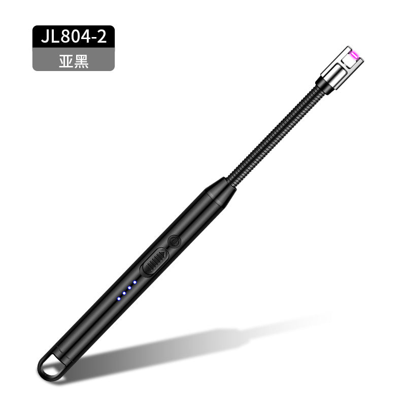 A JL804 factory direct sales rechargeable cigarette lighter aromatherapy gas natural gas stove USB arc kitchen ignition gun