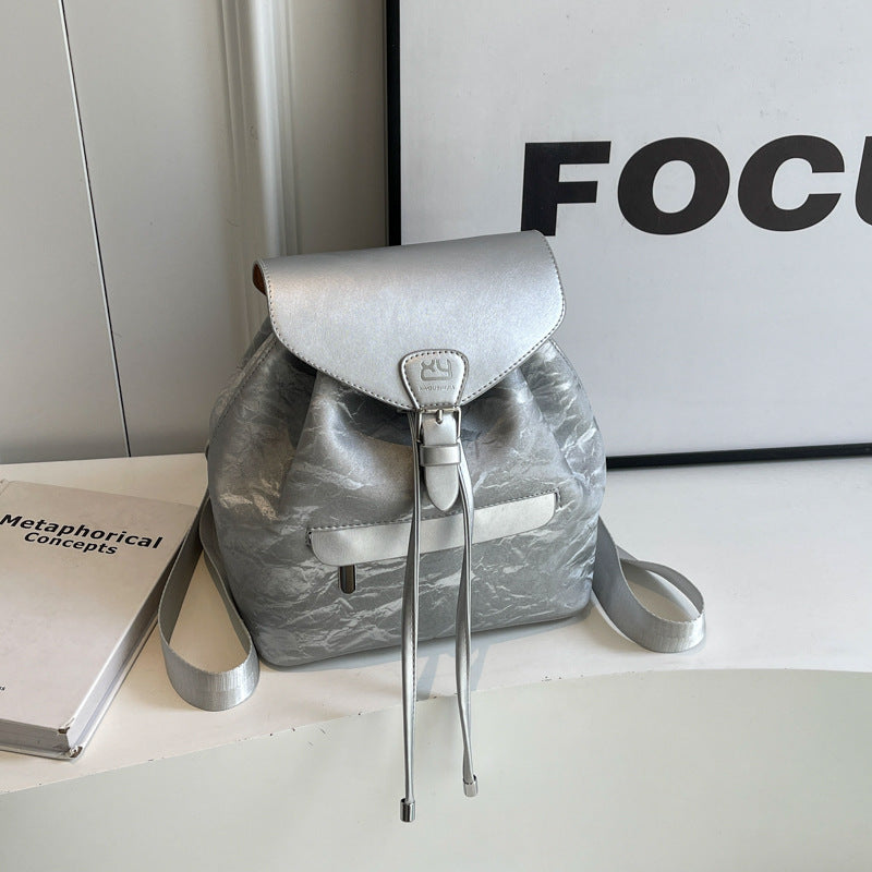 A summer new simple fashion casual travel bag large capacity women's backpack personalized foreign style backpack - Mixbatch