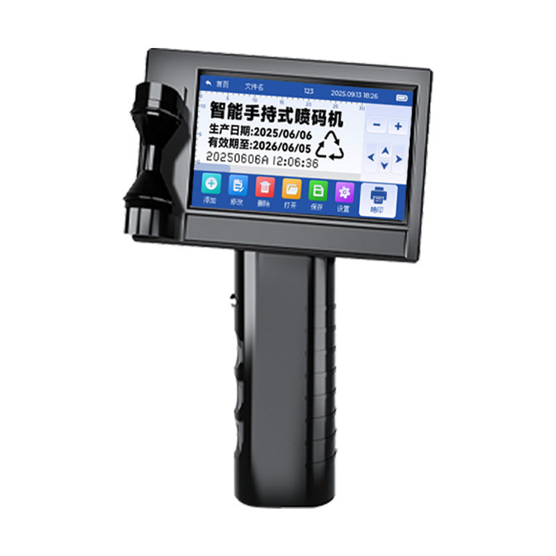 A handheld inkjet printer portable