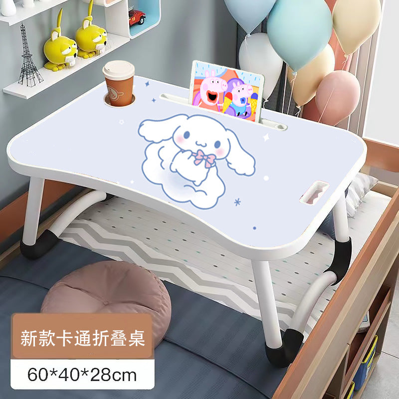 A: Removable bed table dormitory folding desk free computer desk office furniture