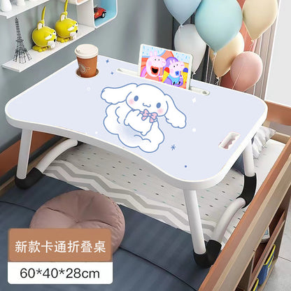 A: Removable bed table dormitory folding desk free computer desk office furniture