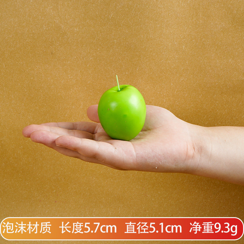 A Simulated fruits, fake fruits, apples, oranges, oranges, models, plastic decorations, ornaments, shooting props, children's teaching aids