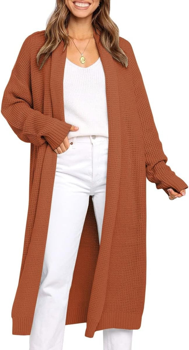 A knit sweater jacket