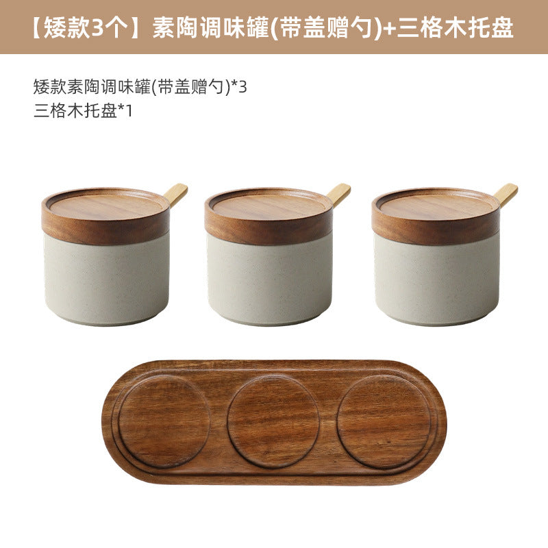 A ceramic spice jar