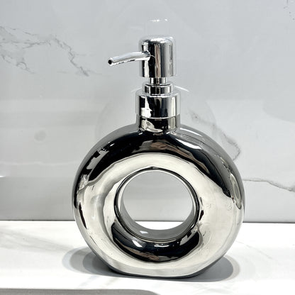 A ceramic pressing bottle