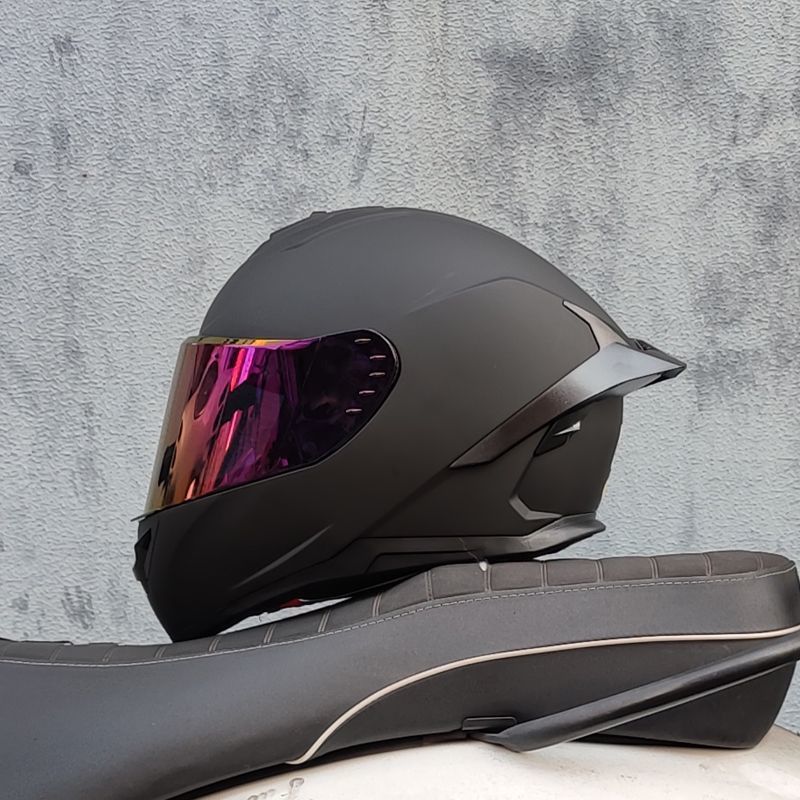 A locomotive helmet