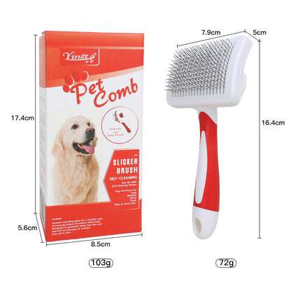 A pet comb needle hair combing tool