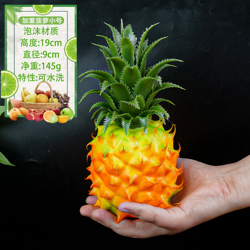 A simulation weighted fruit ornaments window display layout home decoration photography props fruit sakya fruit star fruit