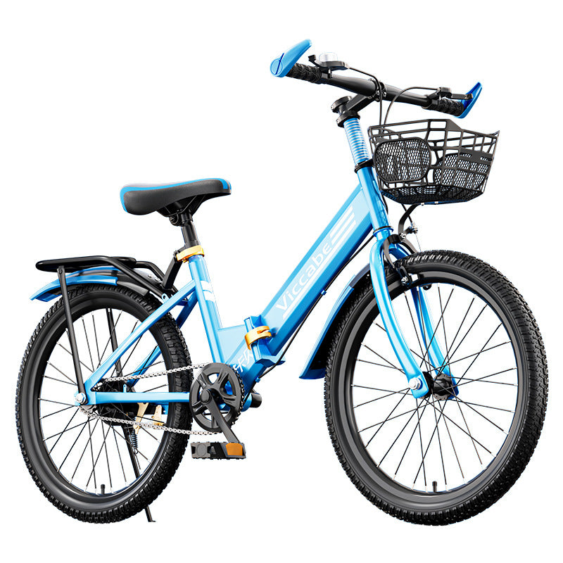A children's mountain folding bike