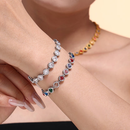A necklace bracelet jewelry