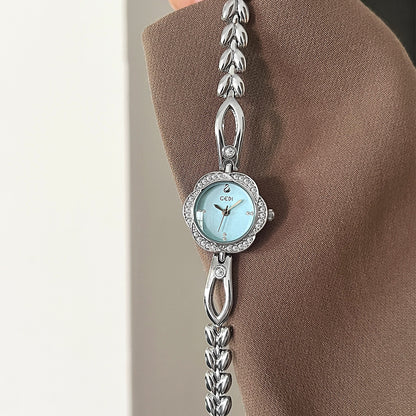 A Watch Women's Light Luxury Niche Simple Temperament Bracelet Women's Flower Dial High-end Ladies