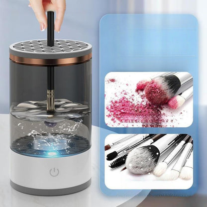 A makeup brush cleaner abs material