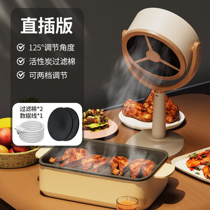 A Desktop range hood Mini desktop smoke exhaust