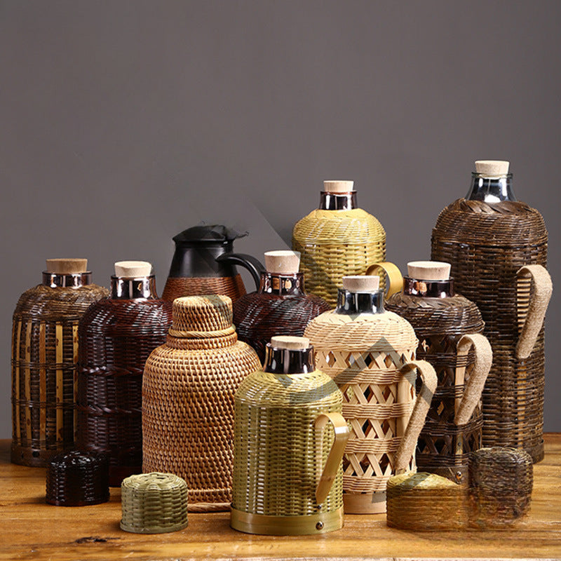 A bamboo kettle