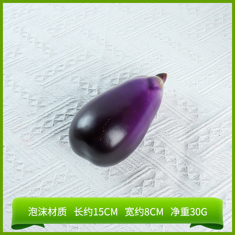 A simulated vegetable early education props studio shooting props window ornaments fake cabbage radish fake vegetables