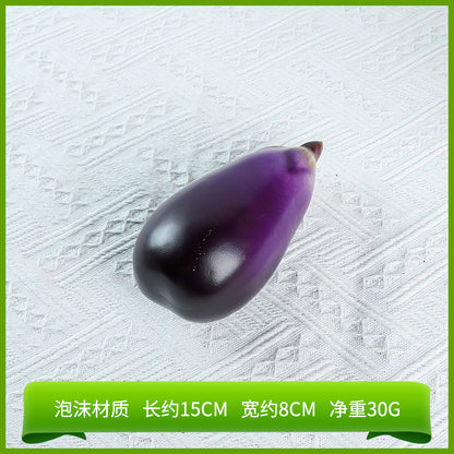 A simulated vegetable early education props studio shooting props window ornaments fake cabbage radish fake vegetables
