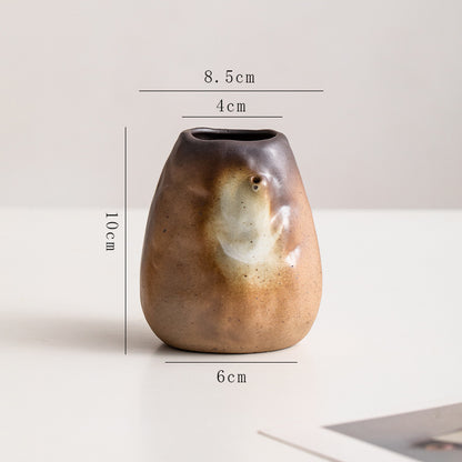 A ceramic vase ornament