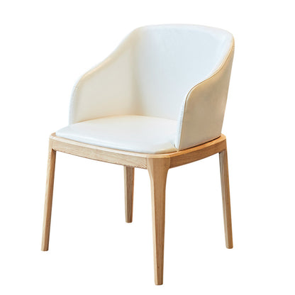 A metal leather seat chair
