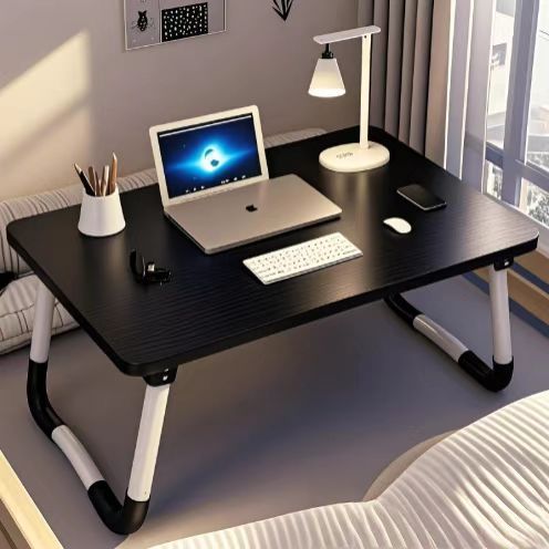 A: Removable bed table dormitory folding desk free computer desk office furniture
