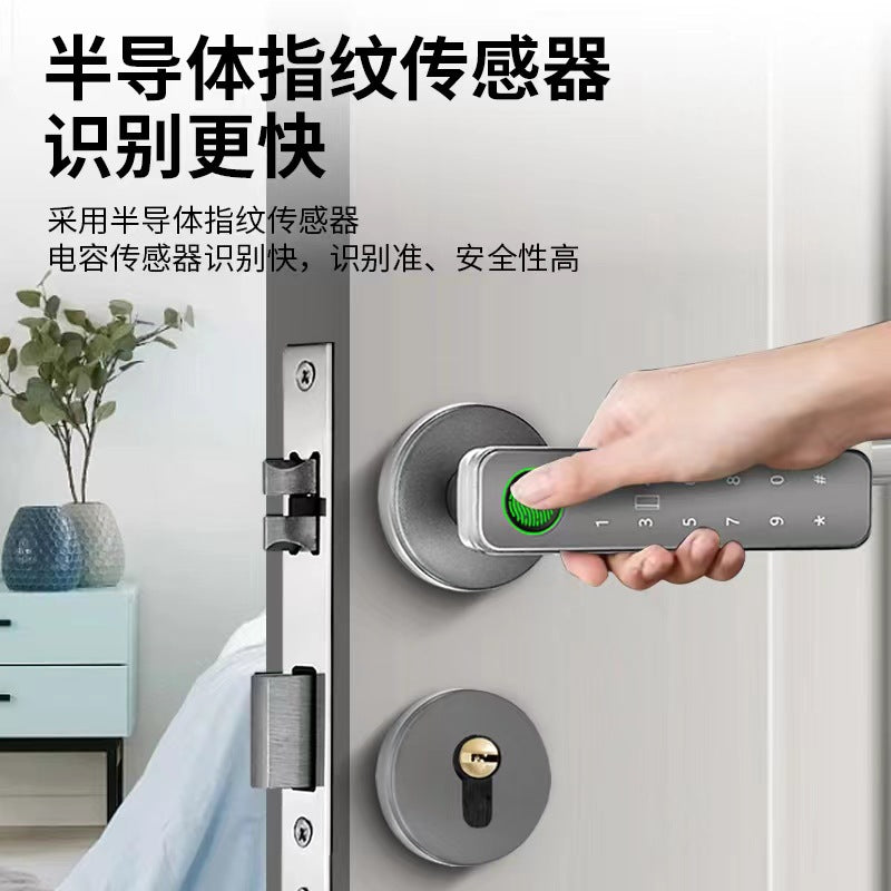 Smart lock Home door lock Apartment lock Hotel room swipe card Room door Indoor wooden door Fingerprint lock Bluetooth