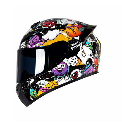 A locomotive helmet