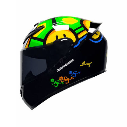 A locomotive helmet