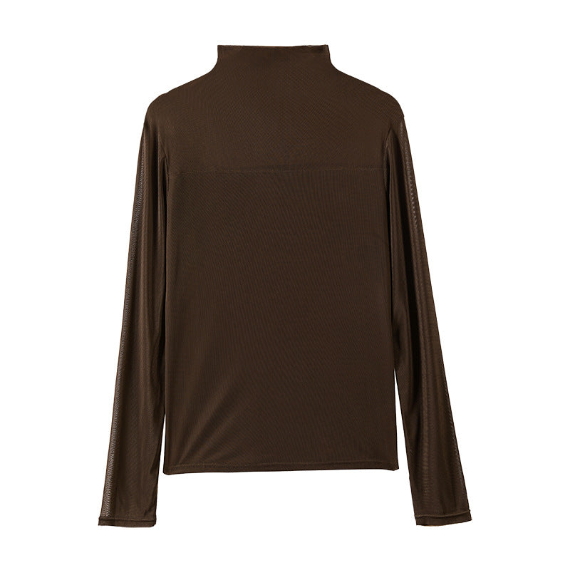 A long-sleeved top