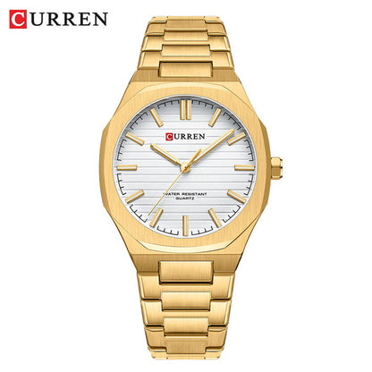 A  8456 men's steel belt business watch quartz simple men's watch cross-border explosion spot wholesale