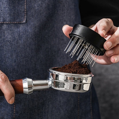 A Italian coffee powder press Multifunctional two-in-one constant pressure powder press Hammer cloth powder press powder loose powder three-in-one