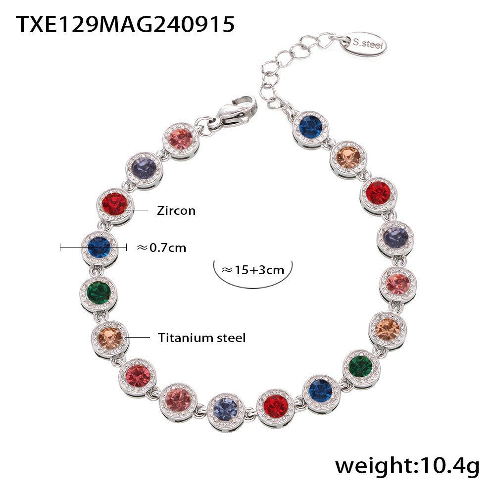 A necklace bracelet jewelry
