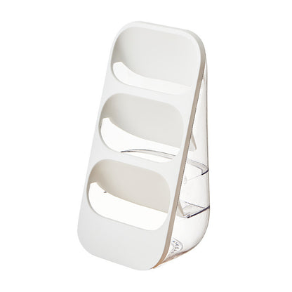 A Three-layer shelf Floor-mounted plastic chopstick cage Knife storage rack Drain chopstick cage Kitchen knife rack