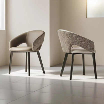 A metal leather chair seat