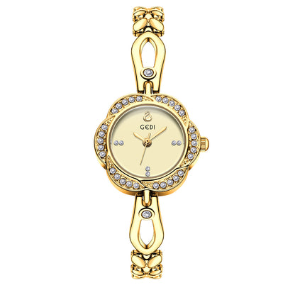 A Watch Women's Light Luxury Niche Simple Temperament Bracelet Women's Flower Dial High-end Ladies