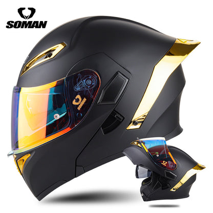 A locomotive helmet