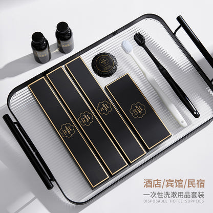 Hotel hotel disposable toothbrush boxed toiletries B & B disposable supplies set consumables customization
