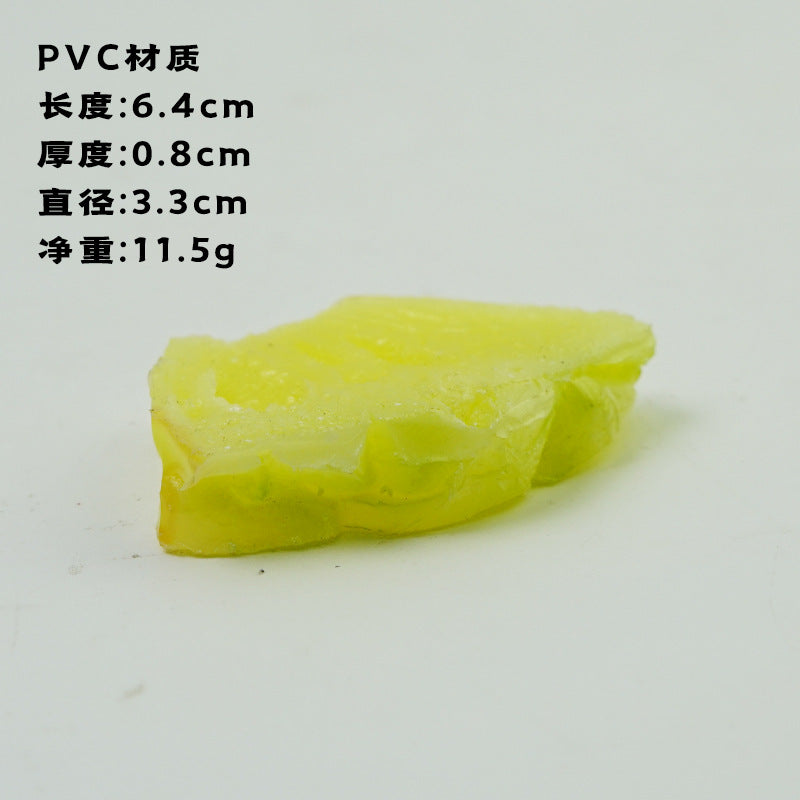 A Fake fruit slice Lemon slice Watermelon slice Fake cherry decoration photo Fruit props High imitation fruit slice model
