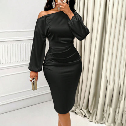 A satin dress