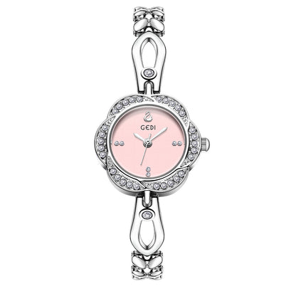 A Watch Women's Light Luxury Niche Simple Temperament Bracelet Women's Flower Dial High-end Ladies