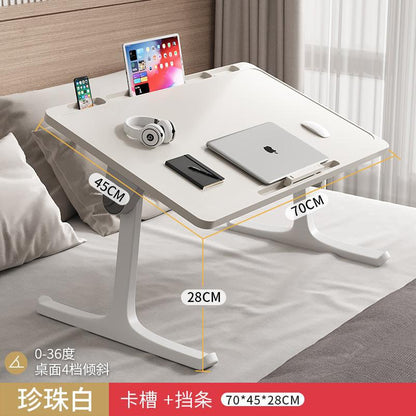 A folding table, bedroom, bay window, desk, household foldable table, dormitory bed table, lazy bed, balcony small storage