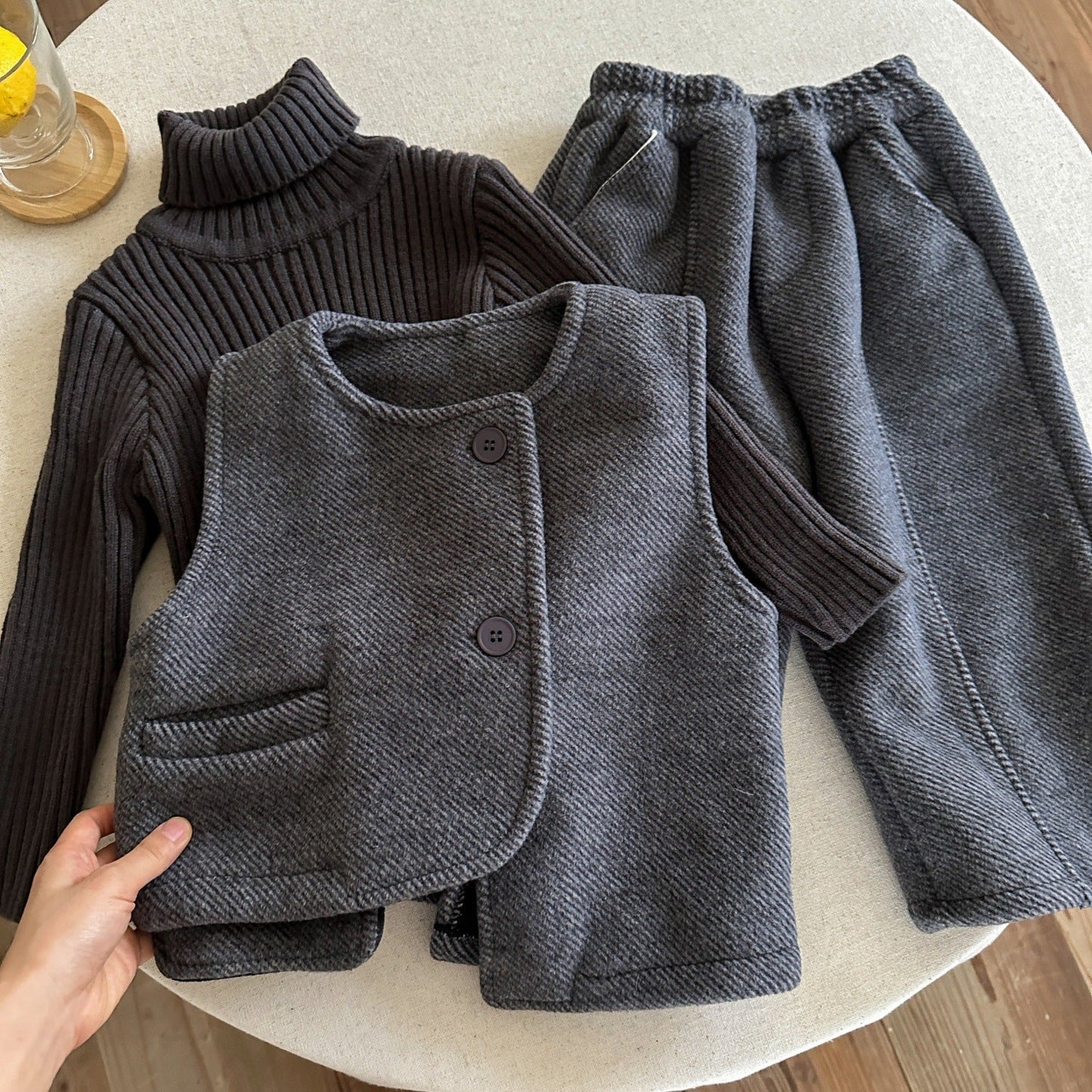 A children's three-piece set
