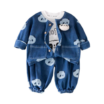 A children's denim set